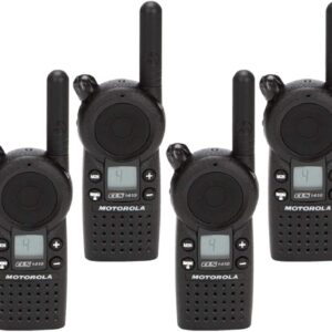 6 CLS1410 – UHF 1 Watt 4 Channel Radios & 1 56531 6 Radio Charger by Motorola Solutions – Intended for Business Use Black