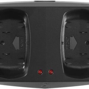 Cobra ACXT 300 Dock Charging Station for 2 Walkie Talkies with UBS Charging Cable – Dual Desktop Portable Charger, Compatible with ACXT345 and ACXT390 Models