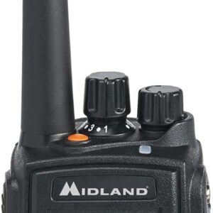 Midland® – MB400X6MC – Business Two-Way Radio – Easy to Program – 16 Channels Covers up to a 350,000 Square Foot Warehouse Construction Hospitality Event Management – Radios and Charger Bundle