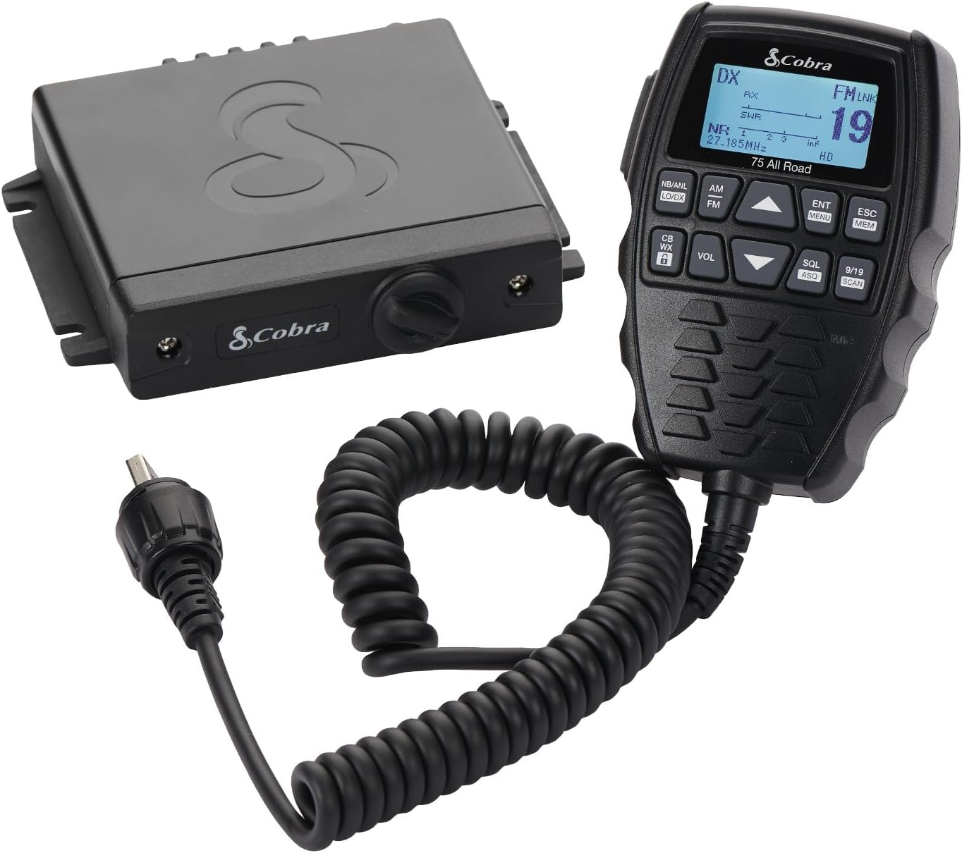 Cobra 75 All Road Wireless CB Radio with BlueParrott B250-XTS Noise Cancelling Bluetooth Headset - Dual-Mode AM/FM, Push to Talk Button Included, Bluetooth Connectivity, Black 2 Cobra 75 All Road Wireless CB Radio with BlueParrott B250-XTS Noise Cancelling Bluetooth Headset - Dual-Mode AM/FM, Push to Talk Button Included, Bluetooth Connectivity, Black - Image 2