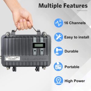 Retevis RT97 GMRS Repeater Communication Set, Full Duplex Radio Repeater(1 Pack) and GMRS Handheld Walkie Talkies(2 Pack), Designed for RV Camping, Farm, Remote Area, Hunting