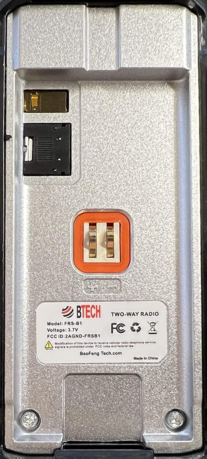 BTECH FRS-B1 8 Pack FRS Business, Adult Walkie Talkies, NOAA, High Output Two-Way Radio. Full Kit with Earpiece Kit, Holsters, Desktop Charger, Built in Flashlight, NOAA, and More 8 BTECH FRS-B1 8 Pack FRS Business, Adult Walkie Talkies, NOAA, High Output Two-Way Radio. Full Kit with Earpiece Kit, Holsters, Desktop Charger, Built in Flashlight, NOAA, and More - Image 8
