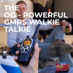 Midland Two-Way Radio Bundle – Featuring GMRS MicroMobile Radio Plus Walkie Talkies