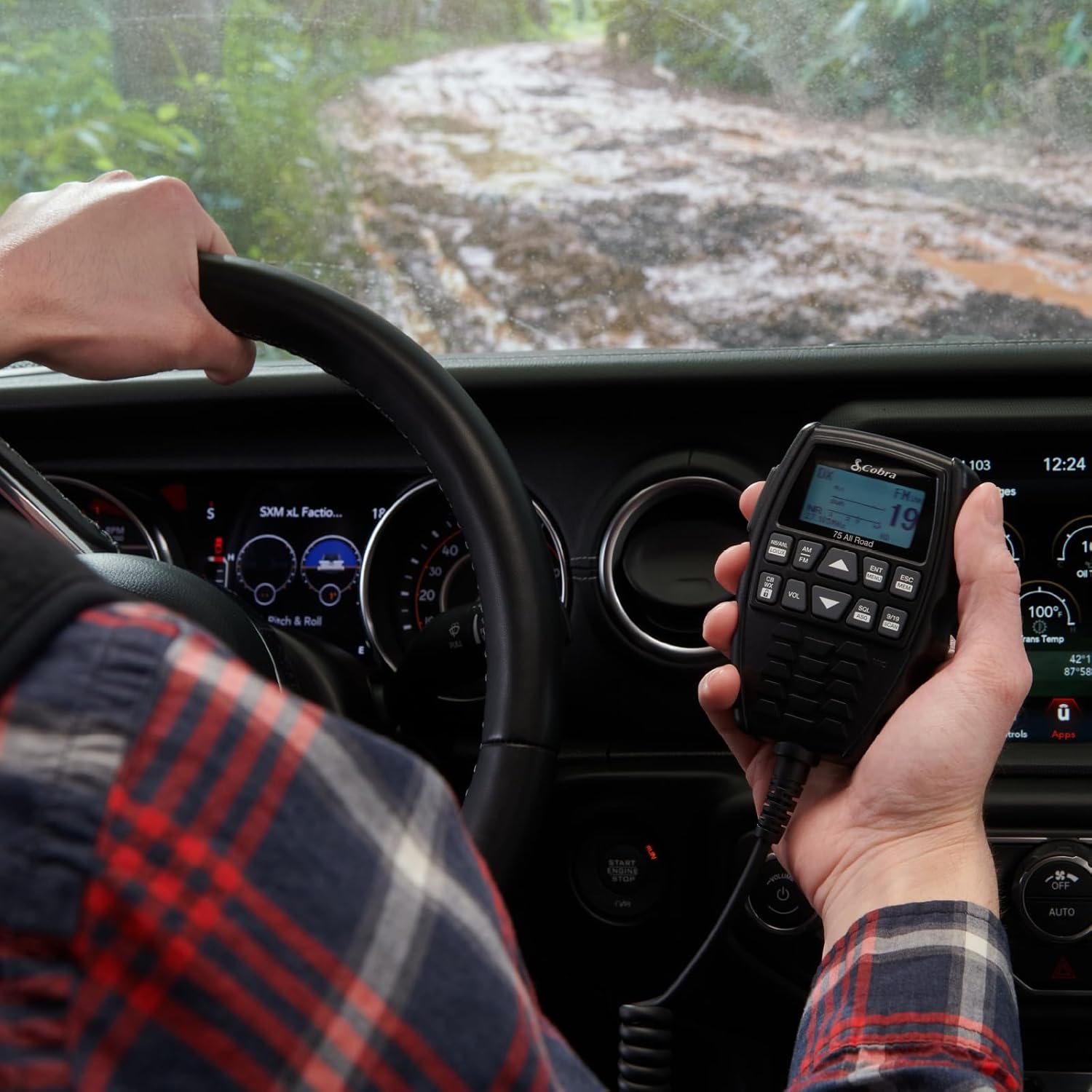 Cobra 75 All Road Wireless CB Radio with BlueParrott B250-XTS Noise Cancelling Bluetooth Headset - Dual-Mode AM/FM, Push to Talk Button Included, Bluetooth Connectivity, Black 7 Cobra 75 All Road Wireless CB Radio with BlueParrott B250-XTS Noise Cancelling Bluetooth Headset - Dual-Mode AM/FM, Push to Talk Button Included, Bluetooth Connectivity, Black - Image 7