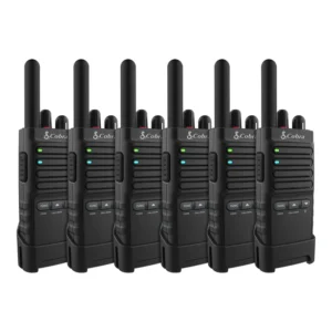 Cobra PX650 Business Two Way Radios Six Pack