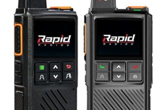 Nationwide LTE Walkie-Talkie: Two-Way Radio with Unlimited Range POC by Rapid Radios - Includes 1 Year of Service FREE