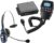 Cobra 75 All Road Wireless CB Radio with BlueParrott B250-XTS Noise Cancelling Bluetooth Headset – Dual-Mode AM/FM, Push to Talk Button Included, Bluetooth Connectivity, Black